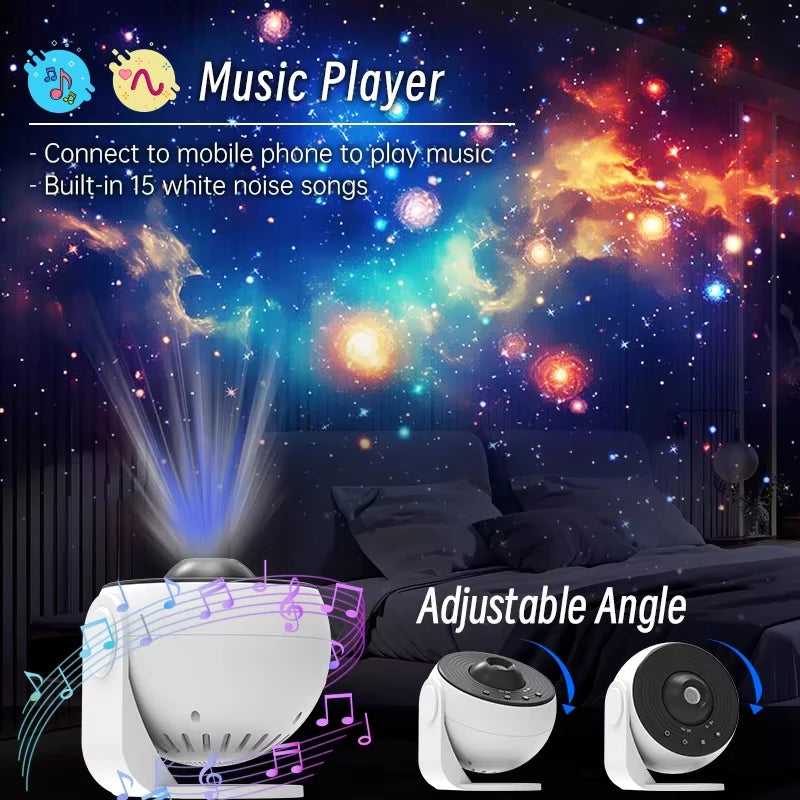 AUSYLE Galaxy Star Projector For Kids And Adults Night Sky