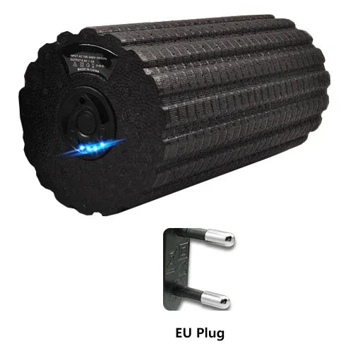 IQTEMOT Electric Yoga Column Roller With Vibration Massage 5 Speeds