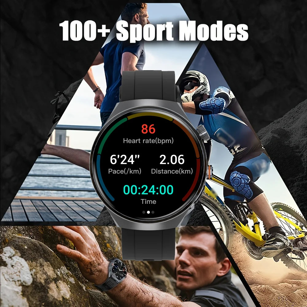 SENBONO Men Smart Watch Heart Rate Blood Oxygen Bluetooth Monitor