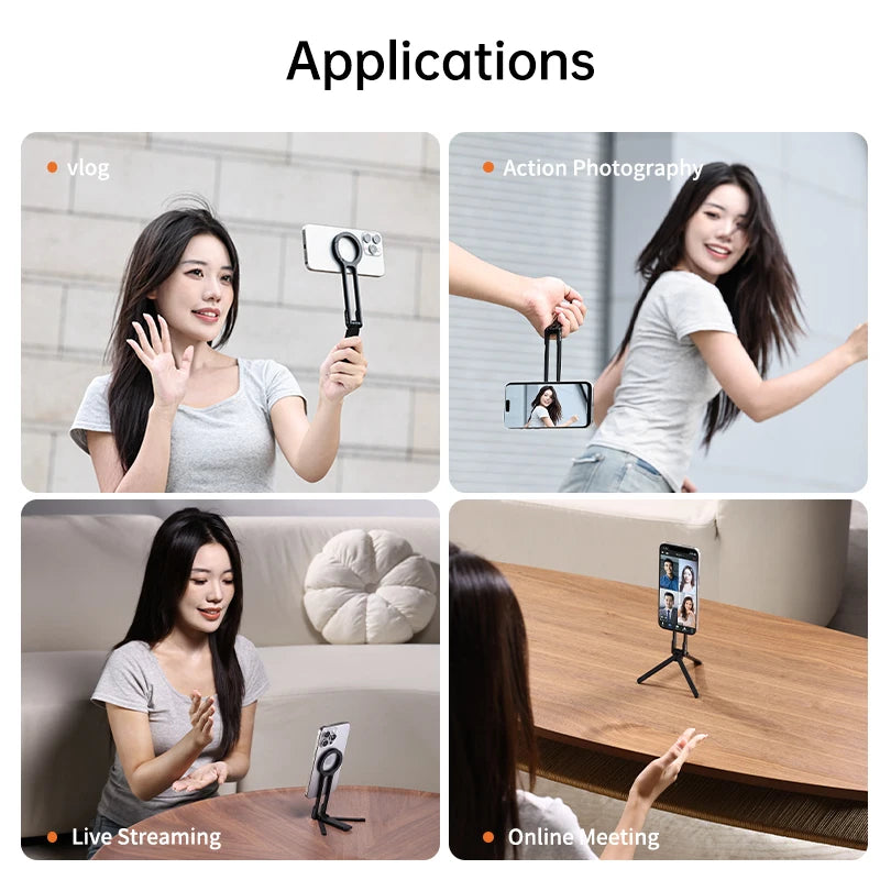 Ulanzi MA30 Magnetic Phone Tripod Holder for iPhone