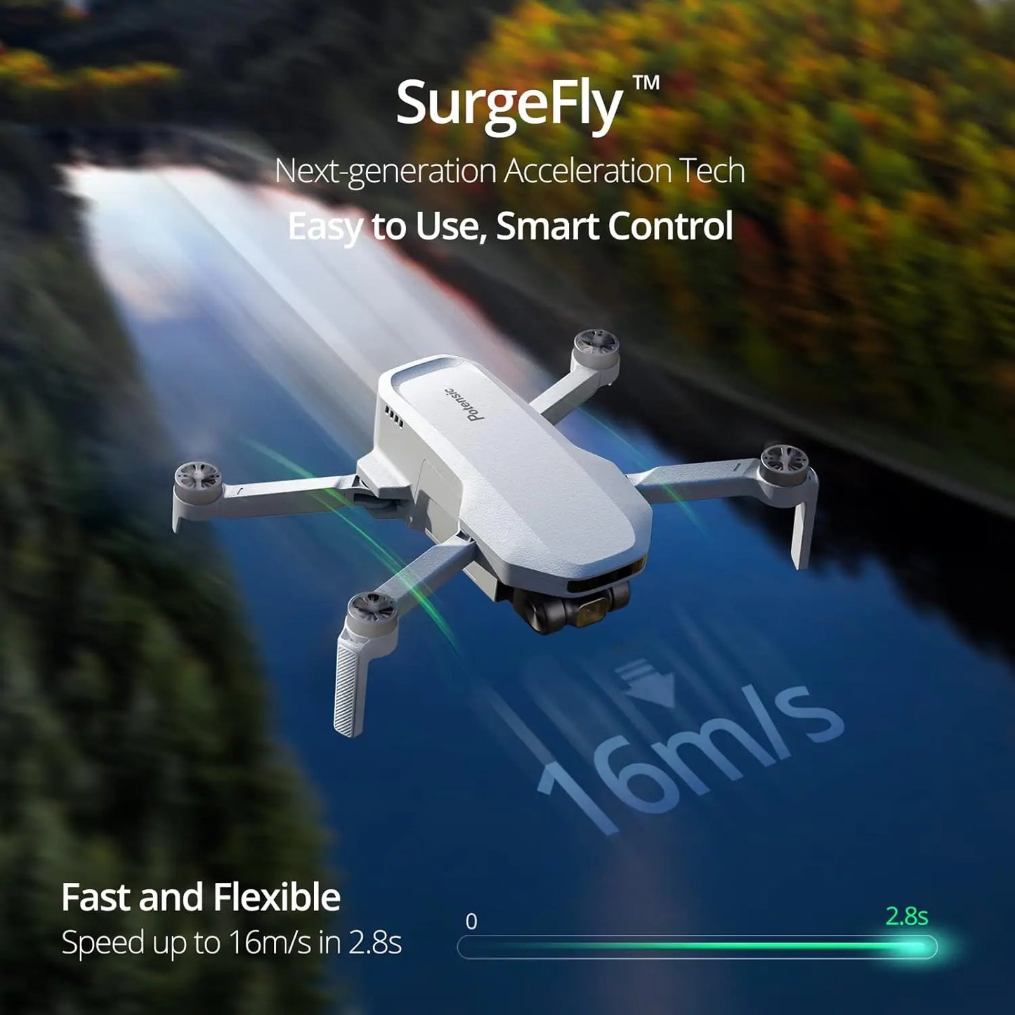 Potensic GPS Drone With Auto Return 4K Camera Lightweight