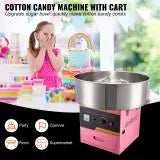 SucceBuy Electric Cotton Candy Machine Commercial Floss Maker Stainless Steel