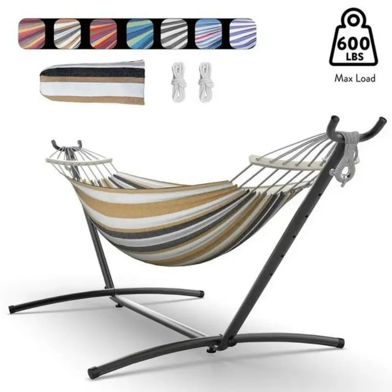 Gyroor Adjustable Outdoor Stand Hammock With Storage Bag For Relaxation