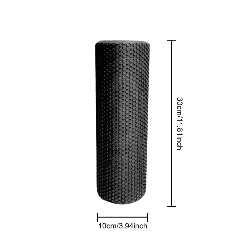 Hexagonal EVA Foam Yoga Roller With 3D Massage Nodes