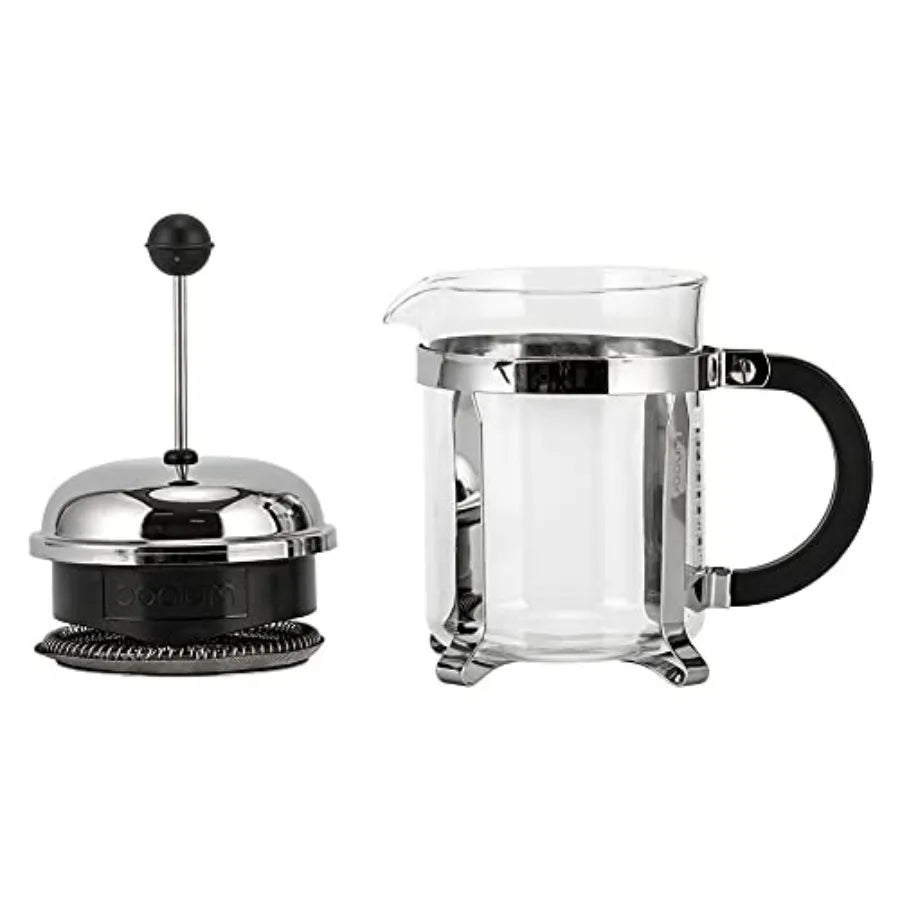 Iosn Chambord French Press Coffee Maker Stainless Steel Durable
