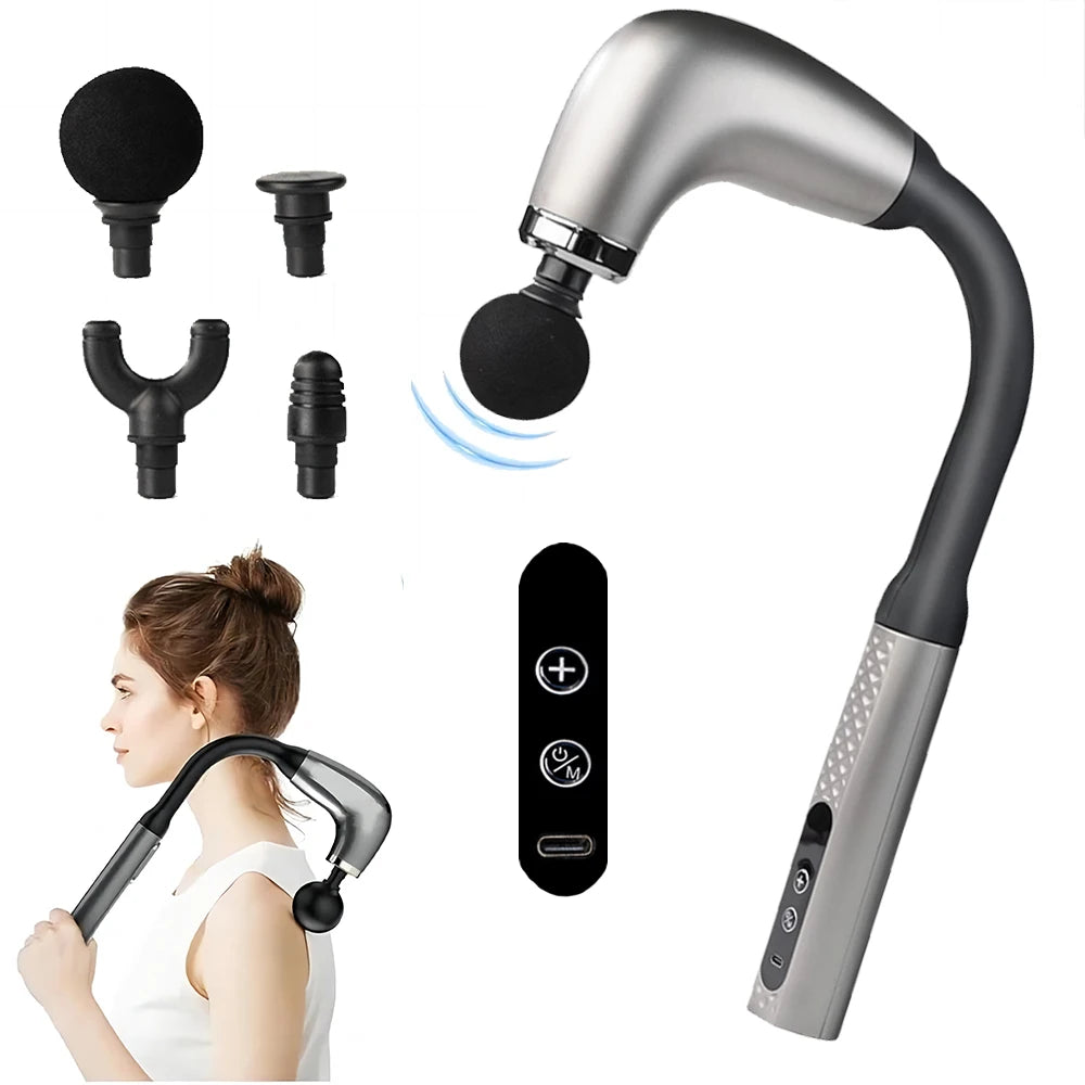 Paqin Smart Electric Fascia Gun Handheld Muscle Relaxation Massage Device