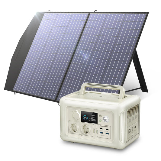 ALLPOWERS R600 Portable Power Station 299Wh LiFePO4 Solar Generator