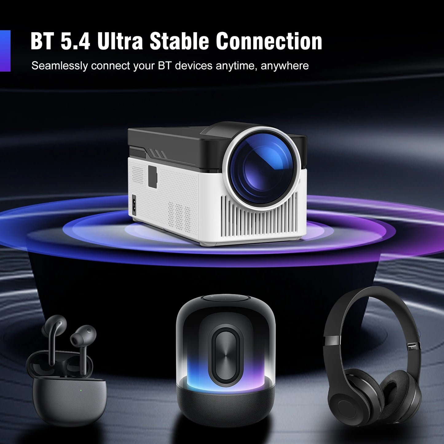 Magcubic HY450 Ultra Short Throw Projector 900ANSI 1080P Home Theater