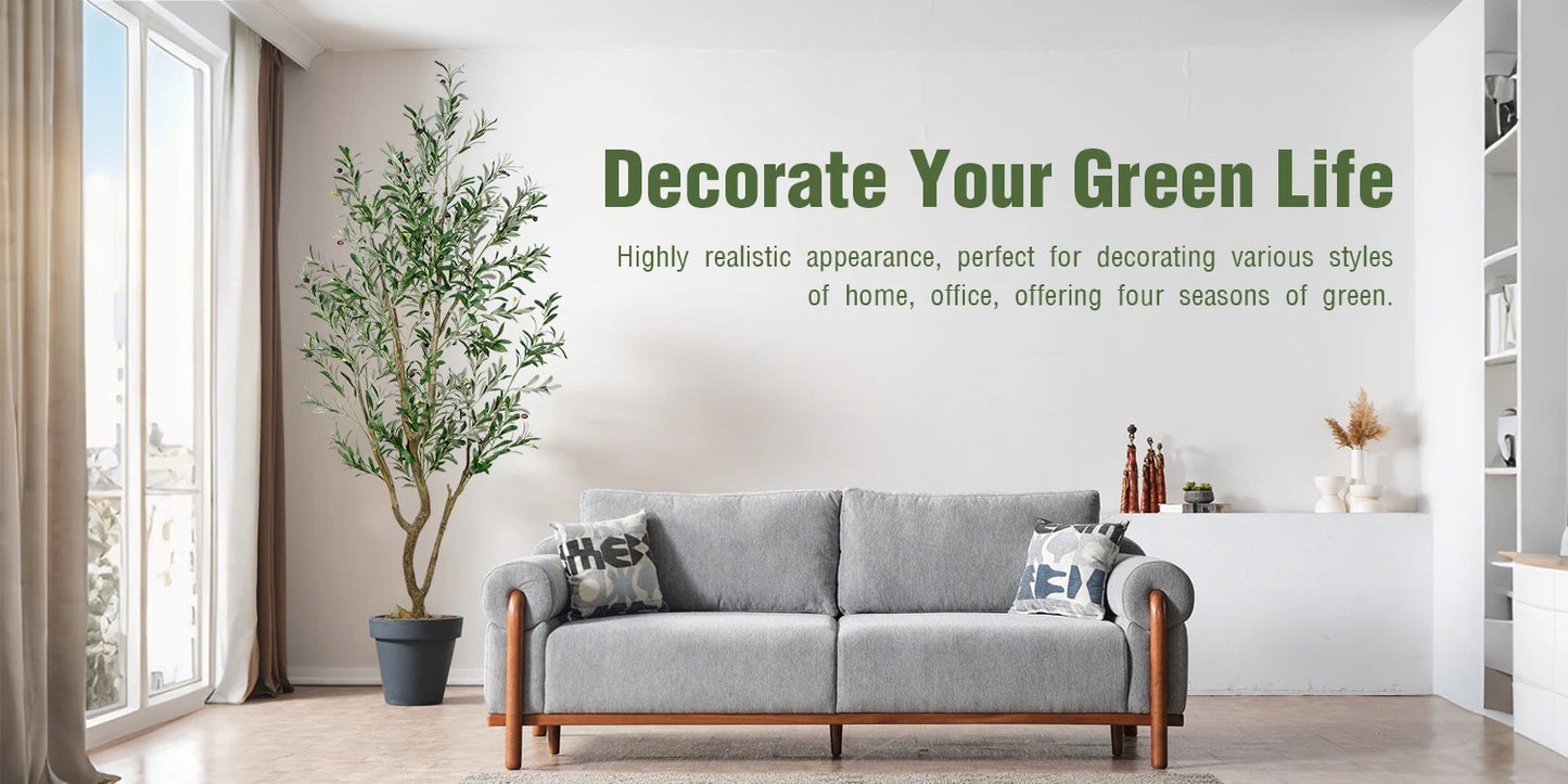 Artificial Olive Tree Indoor Floor Plant With Lifelike Fruits