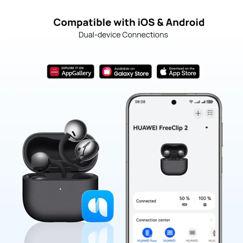 Huawei Freeclip 2 Wireless Earbuds With Adaptive Open-Ear Listening