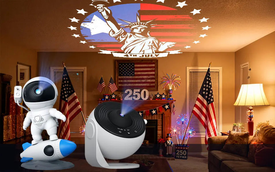 AUSYLE Galaxy Projector Light 19 In 1 Starry Sky Timer