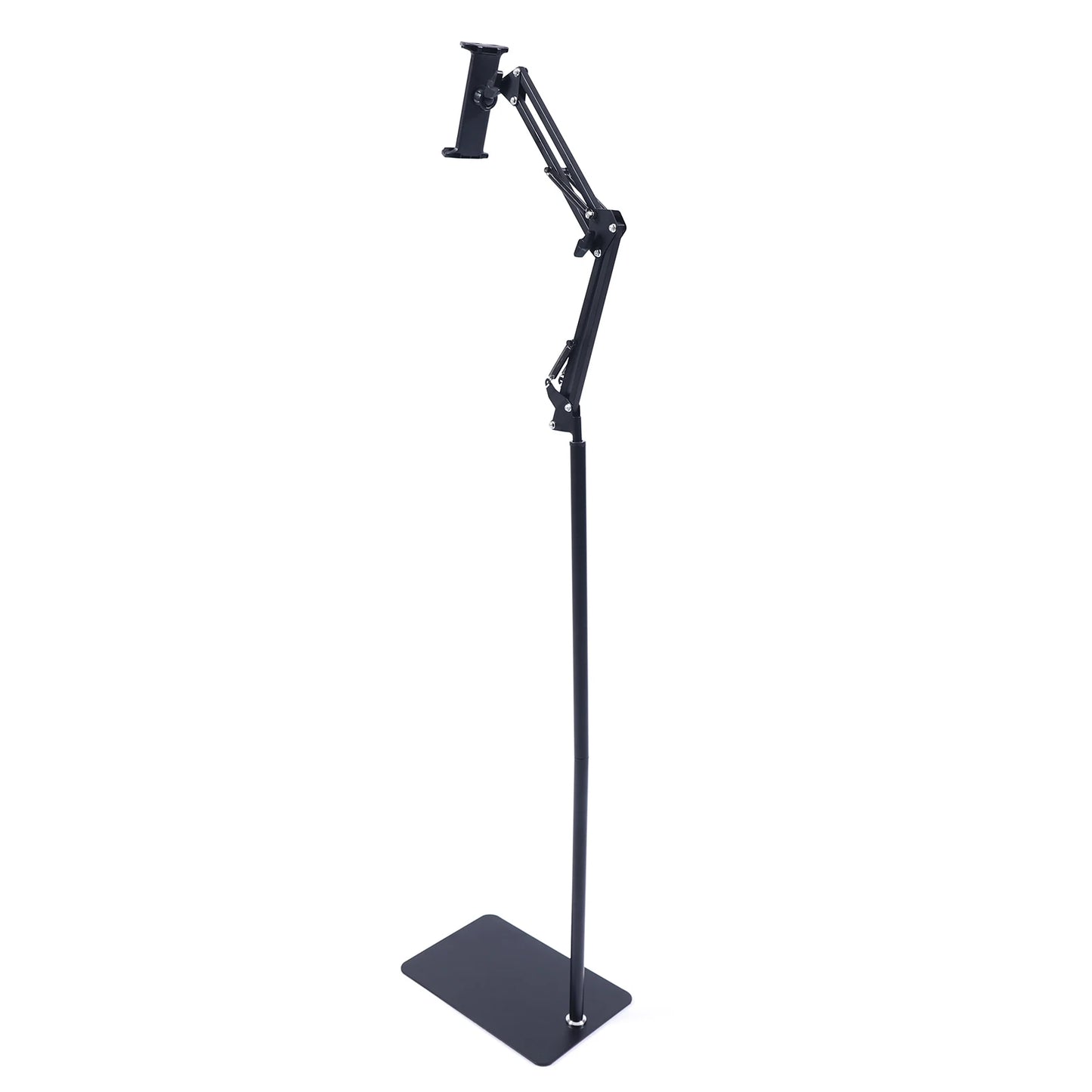 Tablet Floor Stand With 360 Degree Swivel And Adjustable Height