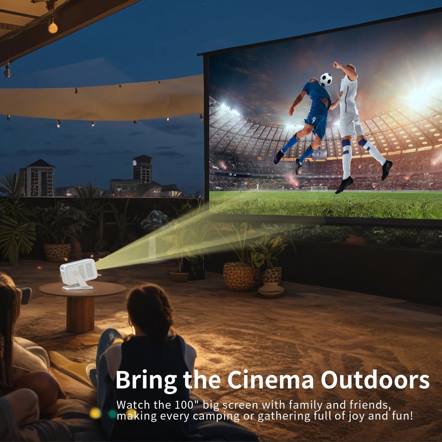Magcubic HY310X Portable 4K Projector With WiFi Auto Focus