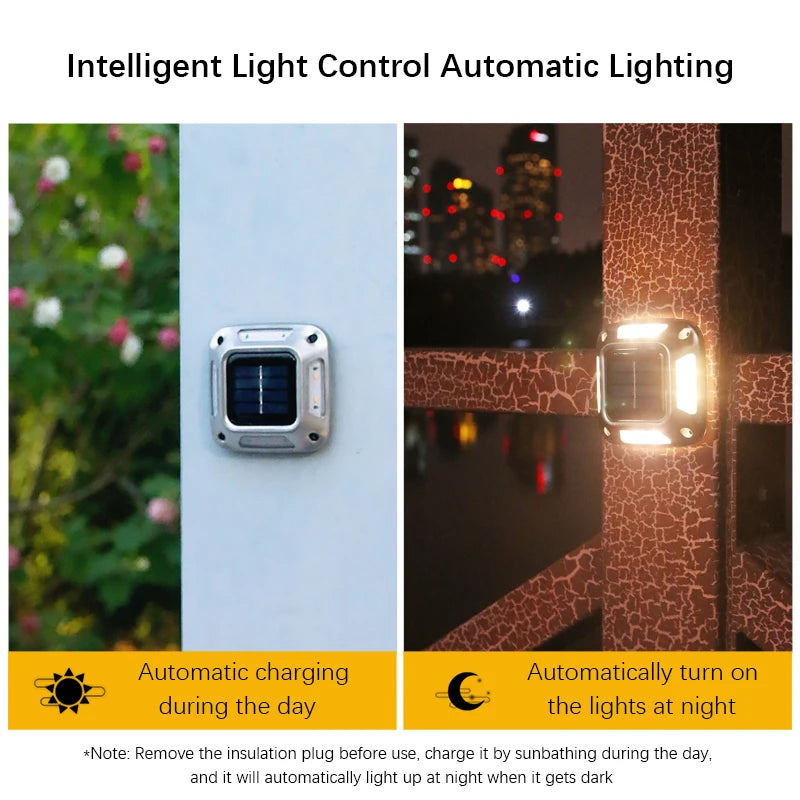 8 LED Solar Driveway Light Outdoor Garden Ground Lamp Waterproof