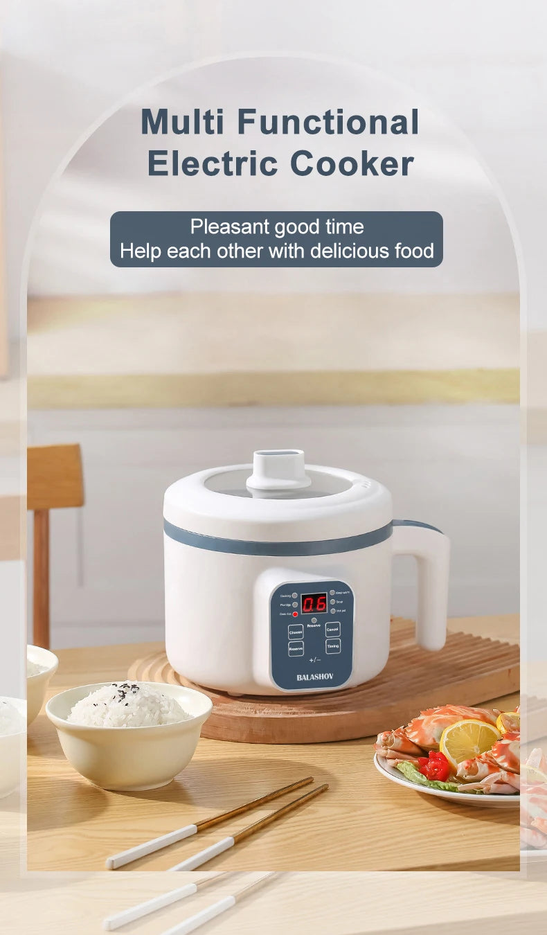 BALASHOV Electric Rice Cooker Nonstick Mechanical MultiCooker