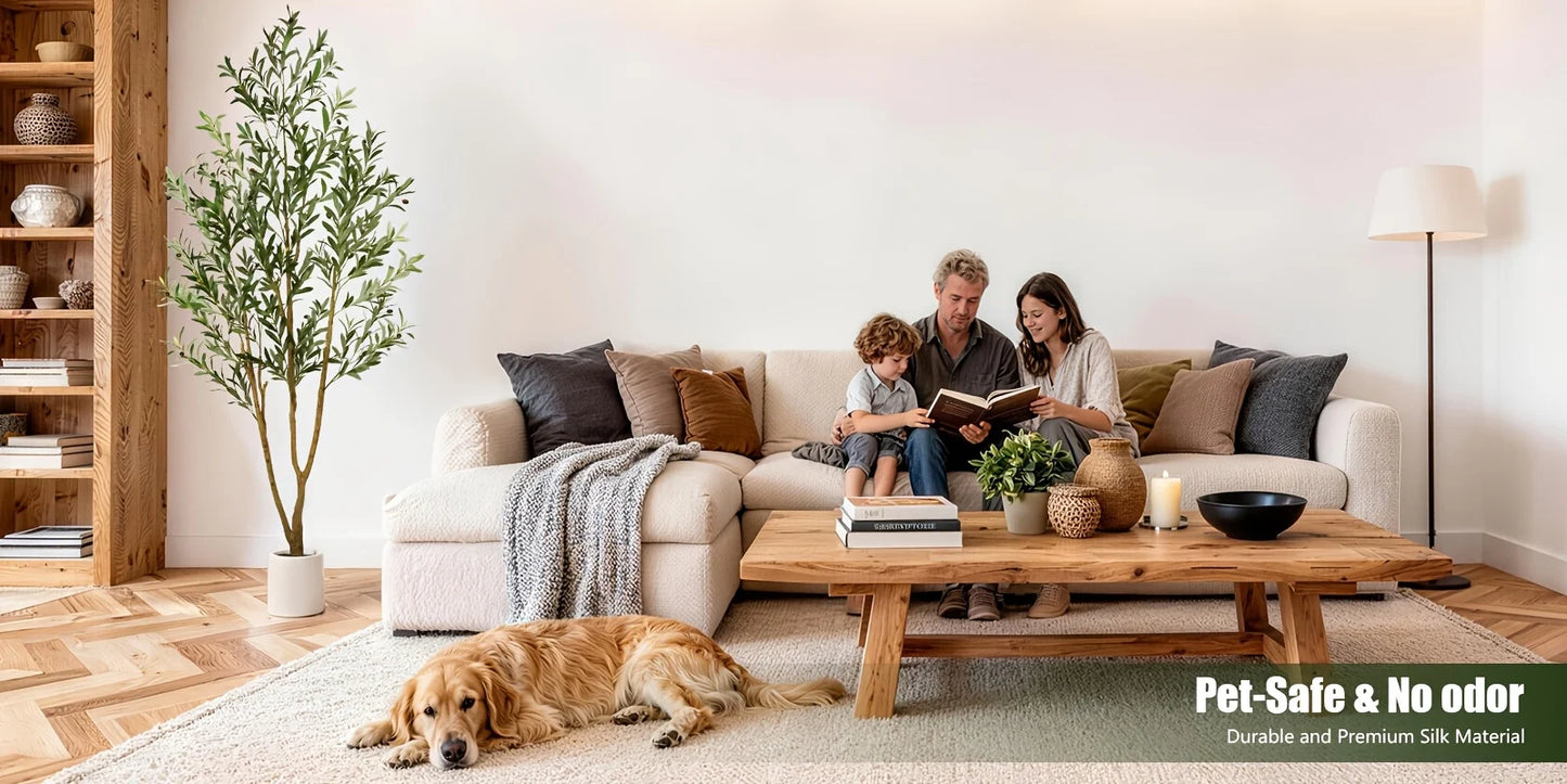 Olive Tree Artificial Indoor Decor With Realistic Leaves