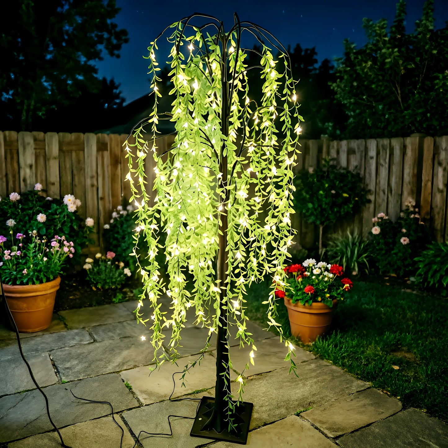 188 LED Willow Tree Light With USB Power Garden Decor
