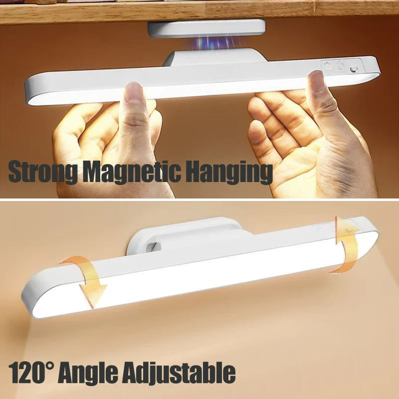 MONCBET Remote LED Desk Lamp Magnetic Three-Mode Lighting USB Rechargeable