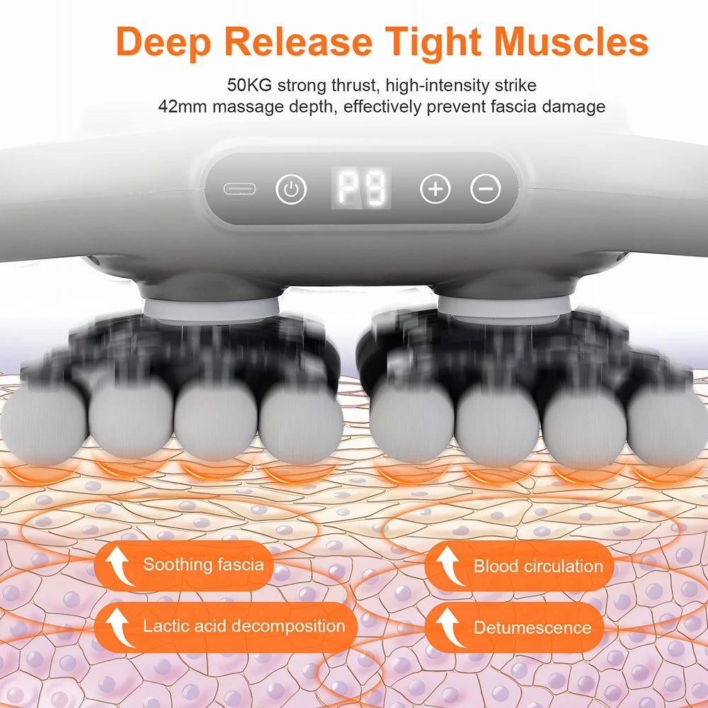Foreverlily High Frequency Vibration Body Massage Gun Muscle Recovery Tool