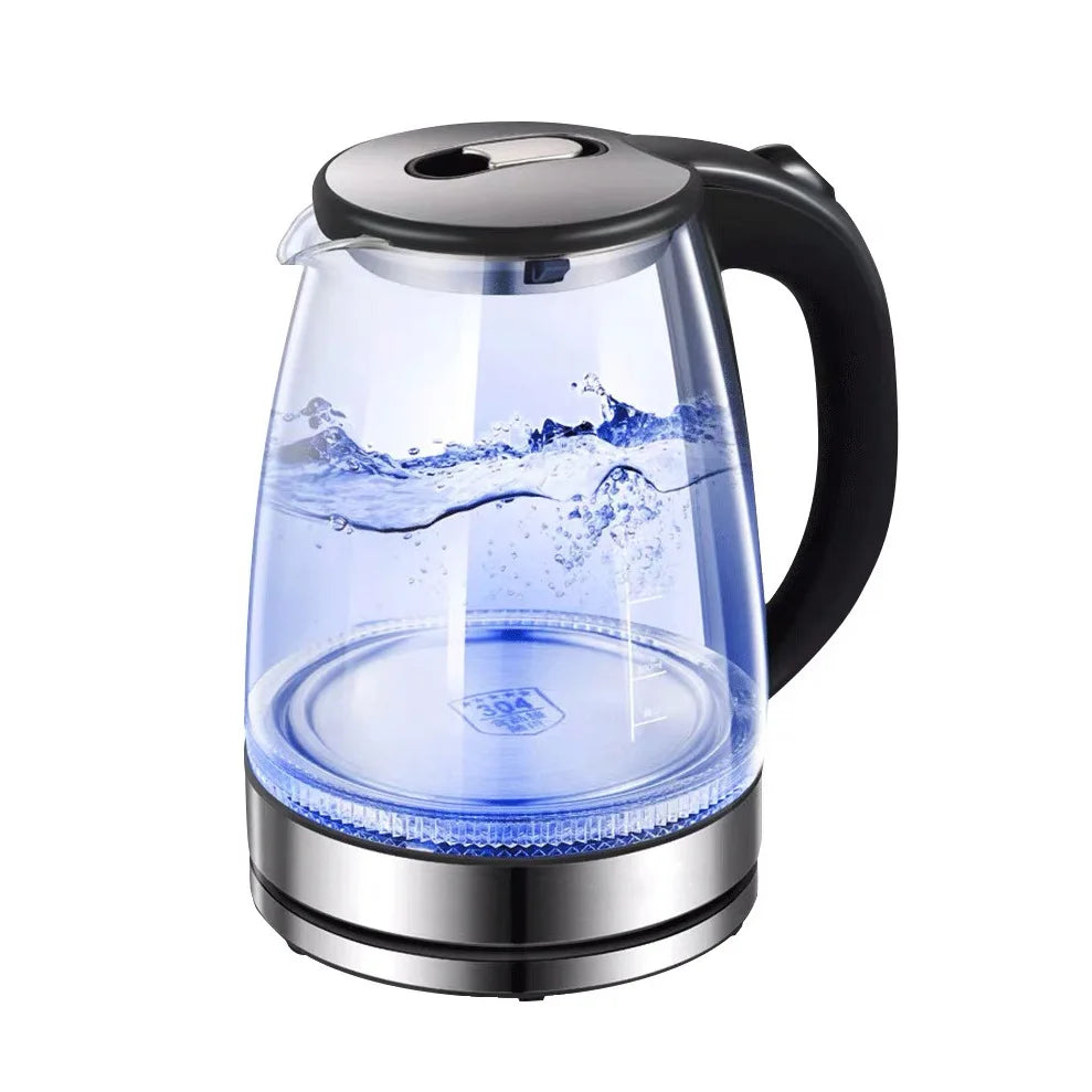 Diamri Electric Glass Kettle Cordless Led Indicator Auto Shut-Off