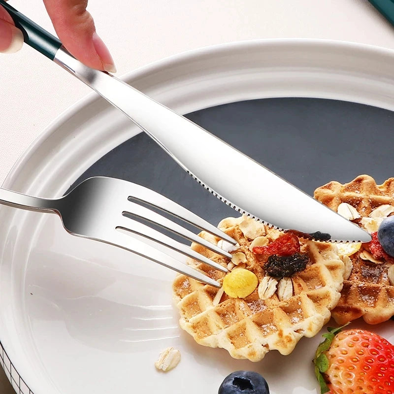 High Quality Stainless Steel Portable Cutlery Set With Travel Box
