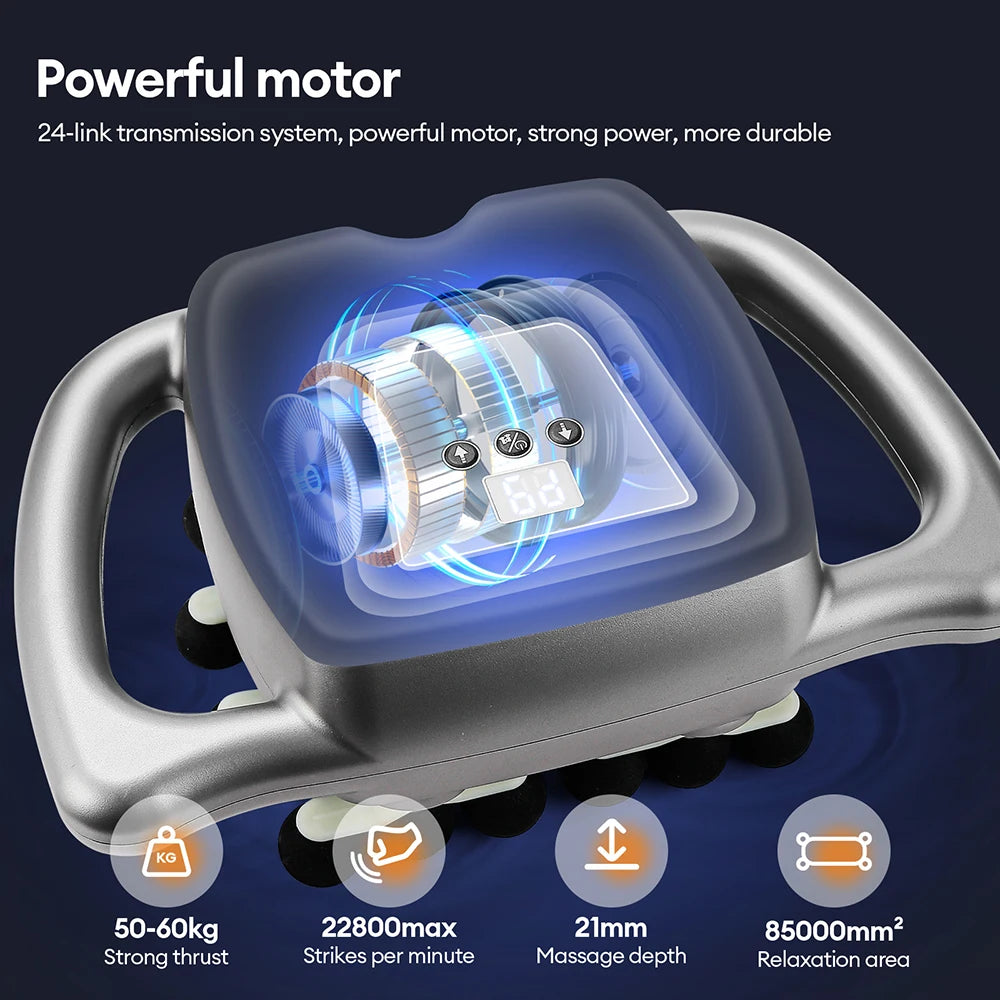 Foreverlily High Frequency Vibration Body Massage Gun Muscle Recovery Tool