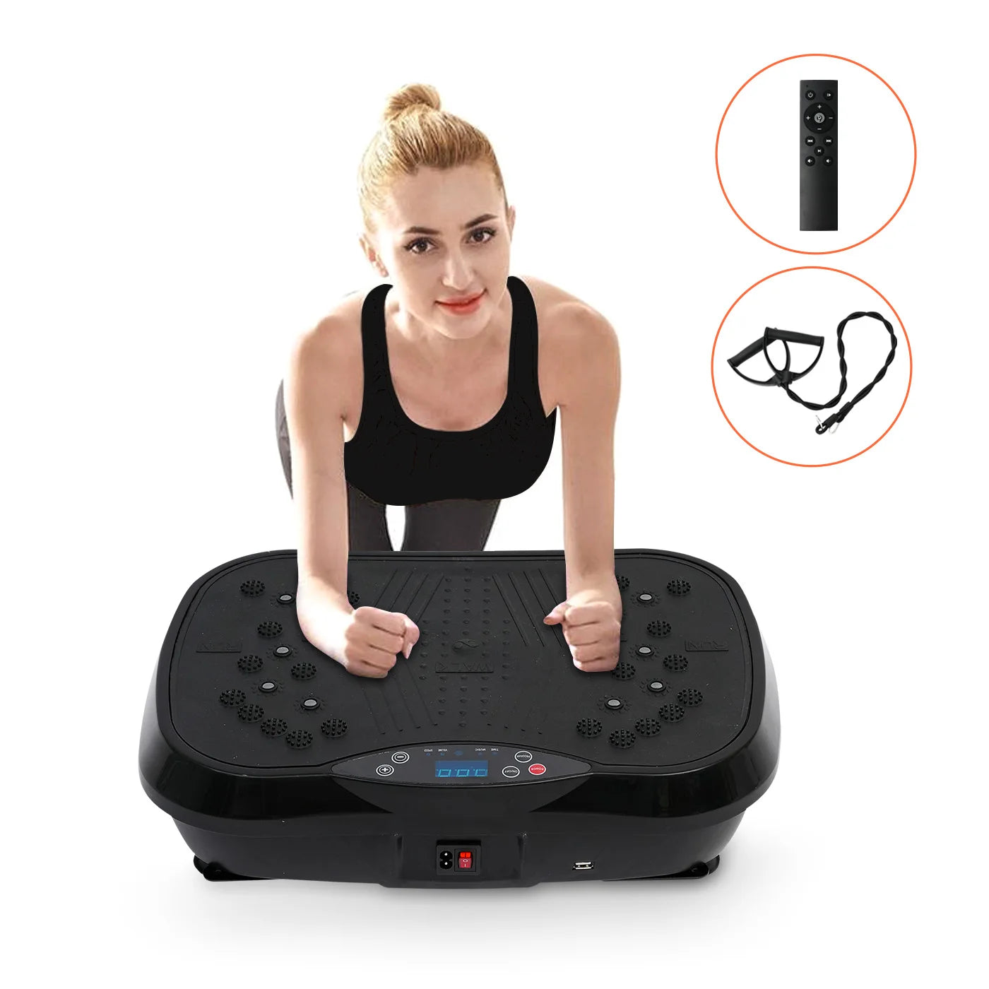 Vibration Plate Exercise Machine Fat Burning Home Fitness Portable Equipment