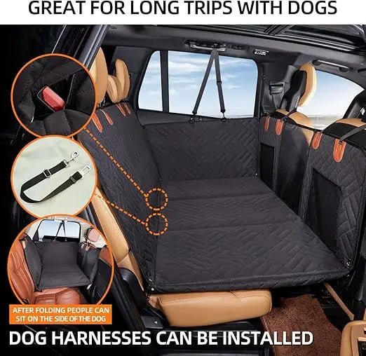 Back Seat Extender Dog Hammock For Car With Hard Bottom Back Seat Cover For Medium Dogs