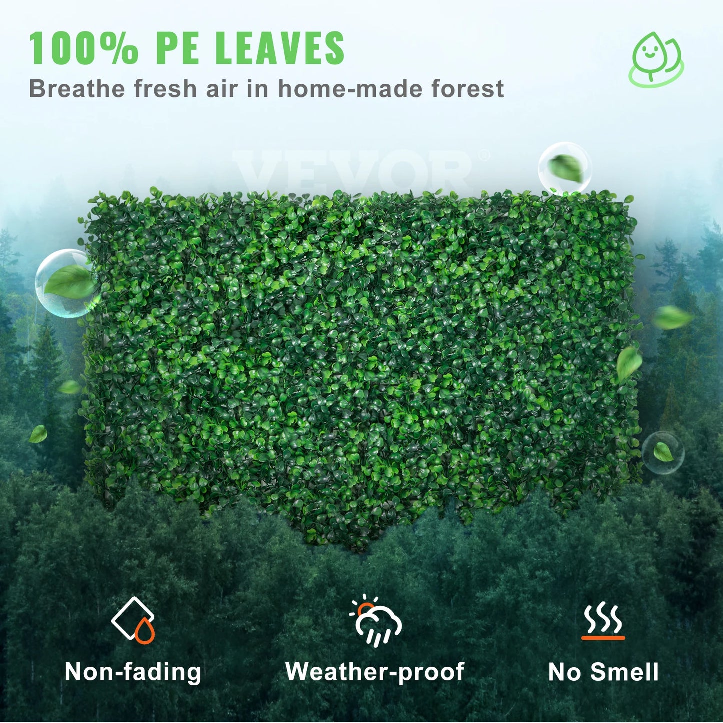 UV Boxwood Hedge Wall Panels 24 Piece Set 20x20 Or 24x16 Inches Outdoor Backdrop Greenery