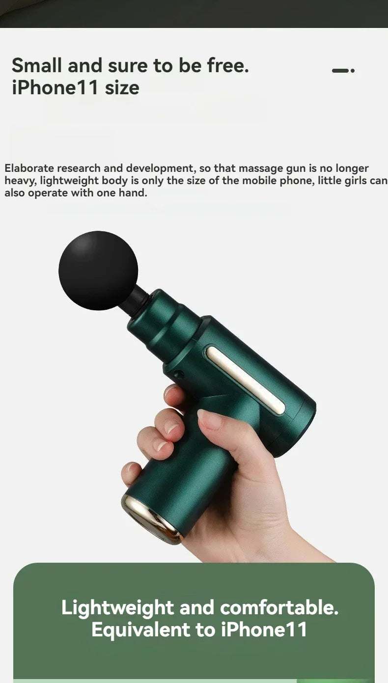 DIAMRI Mini USB Massage Gun Portable Fascia Relaxer