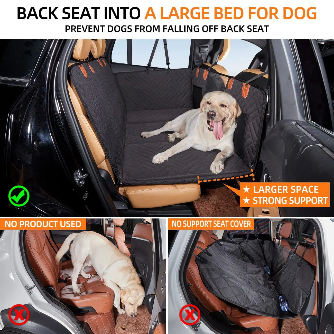Dog Car Seat Cover Hammock For Pets Waterproof Nonslip