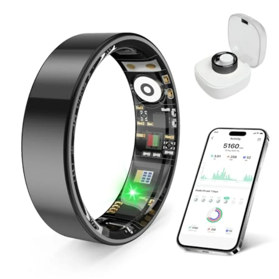Smart Health Ring With Stress And Sleep Tracking Waterproof