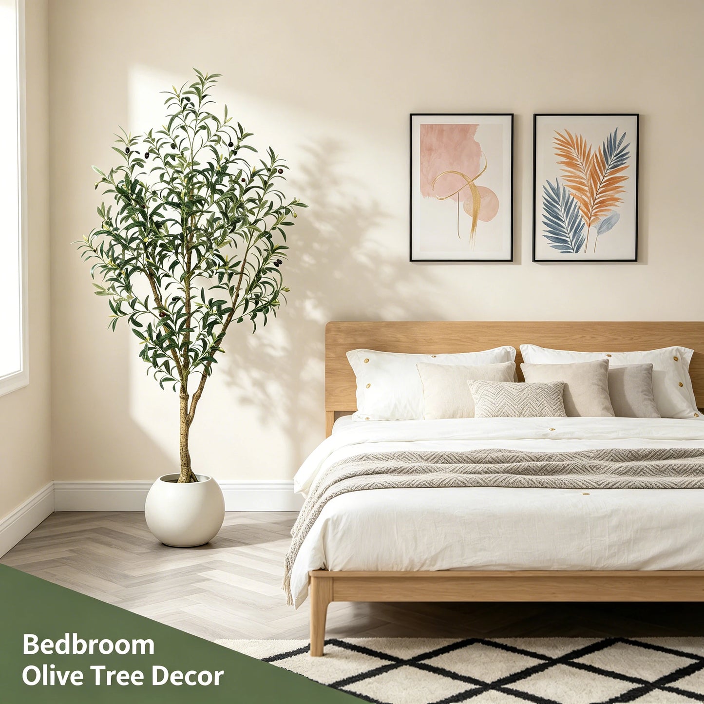 Artificial Olive Tree Indoor Floor Plant With Lifelike Fruits
