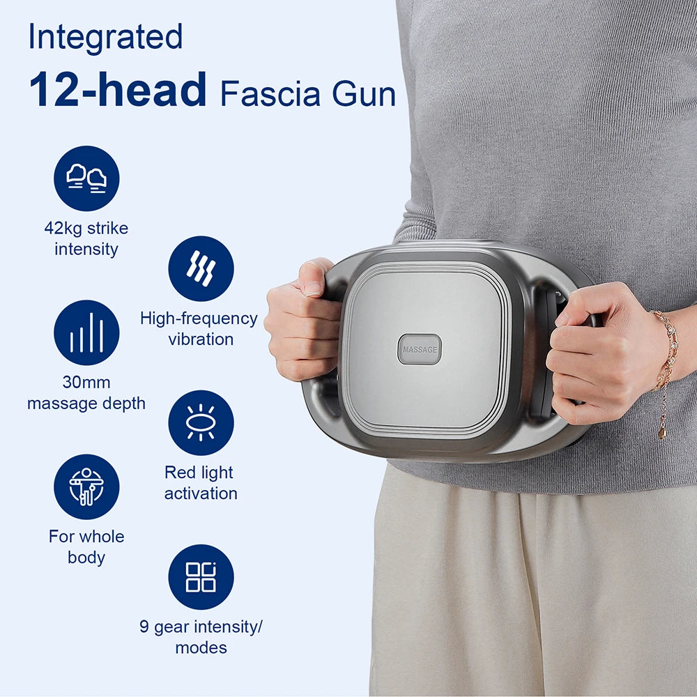 Foreverlily High Frequency Vibration Body Massage Gun Muscle Recovery Tool