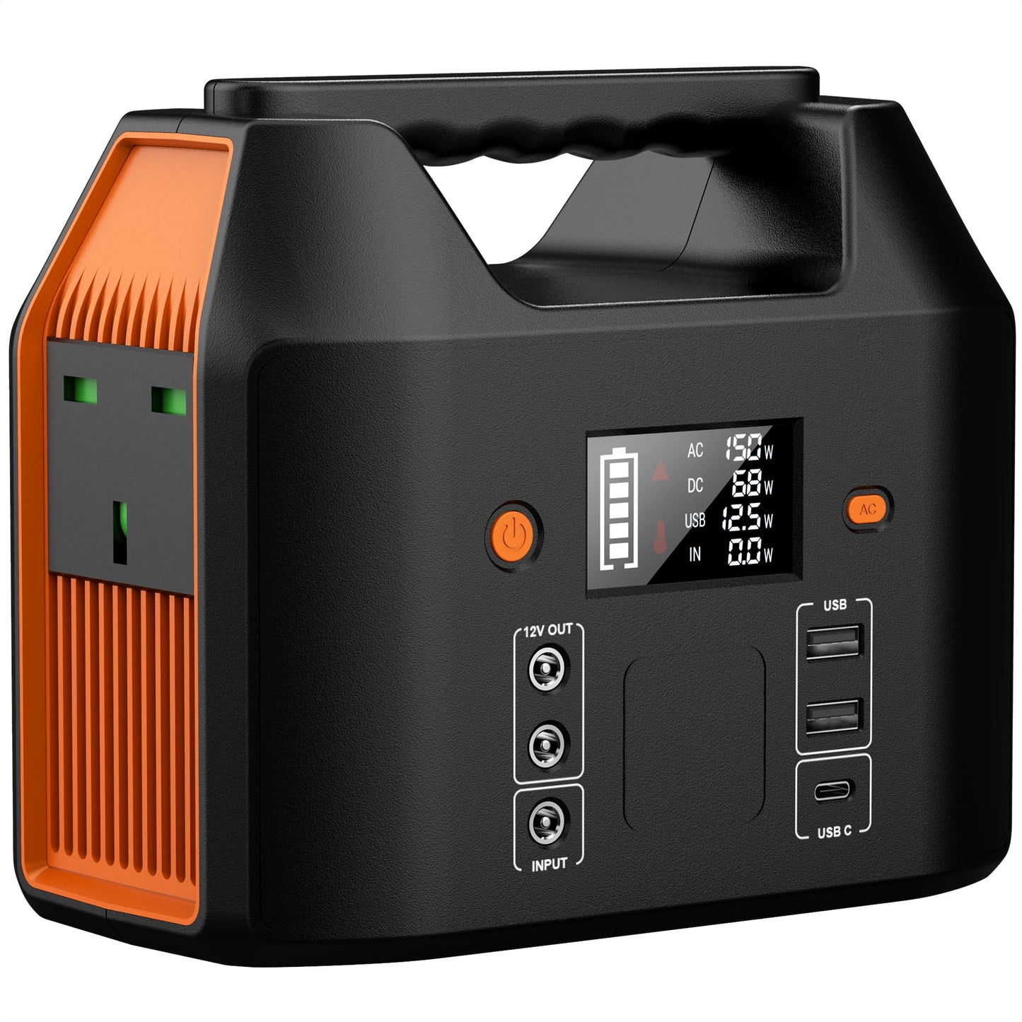 SinKeu Portable Solar Power Station 300W 110-230V LiFePO4 Battery