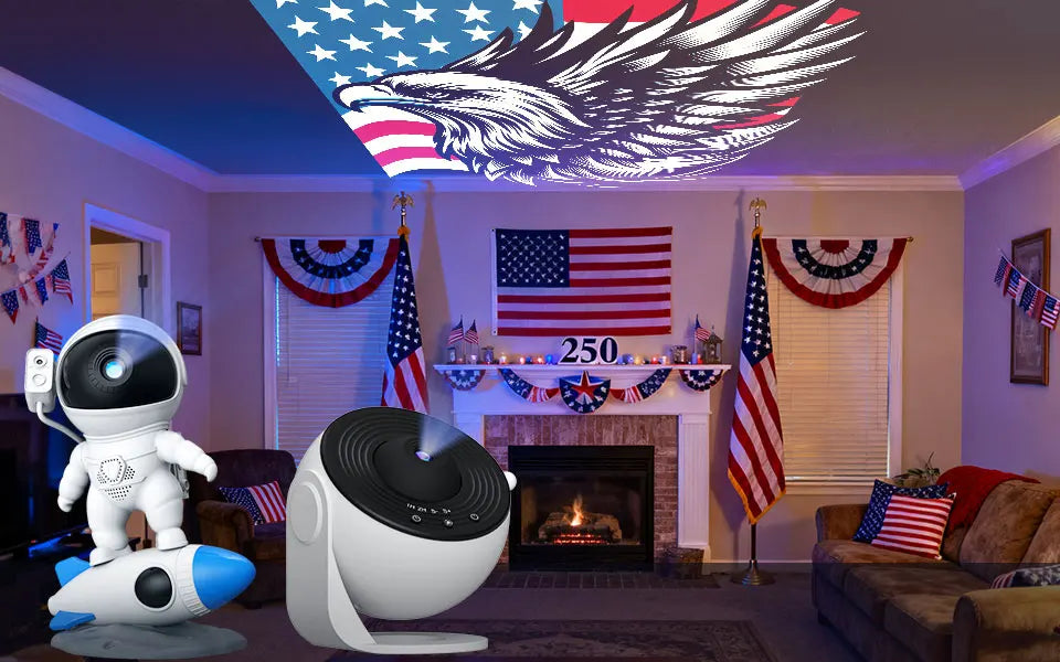 AUSYLE Galaxy Projector Light 19 In 1 Starry Sky Timer