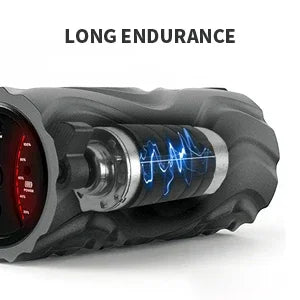 IQTEMOT Electric Yoga Column Roller With Vibration Massage 5 Speeds
