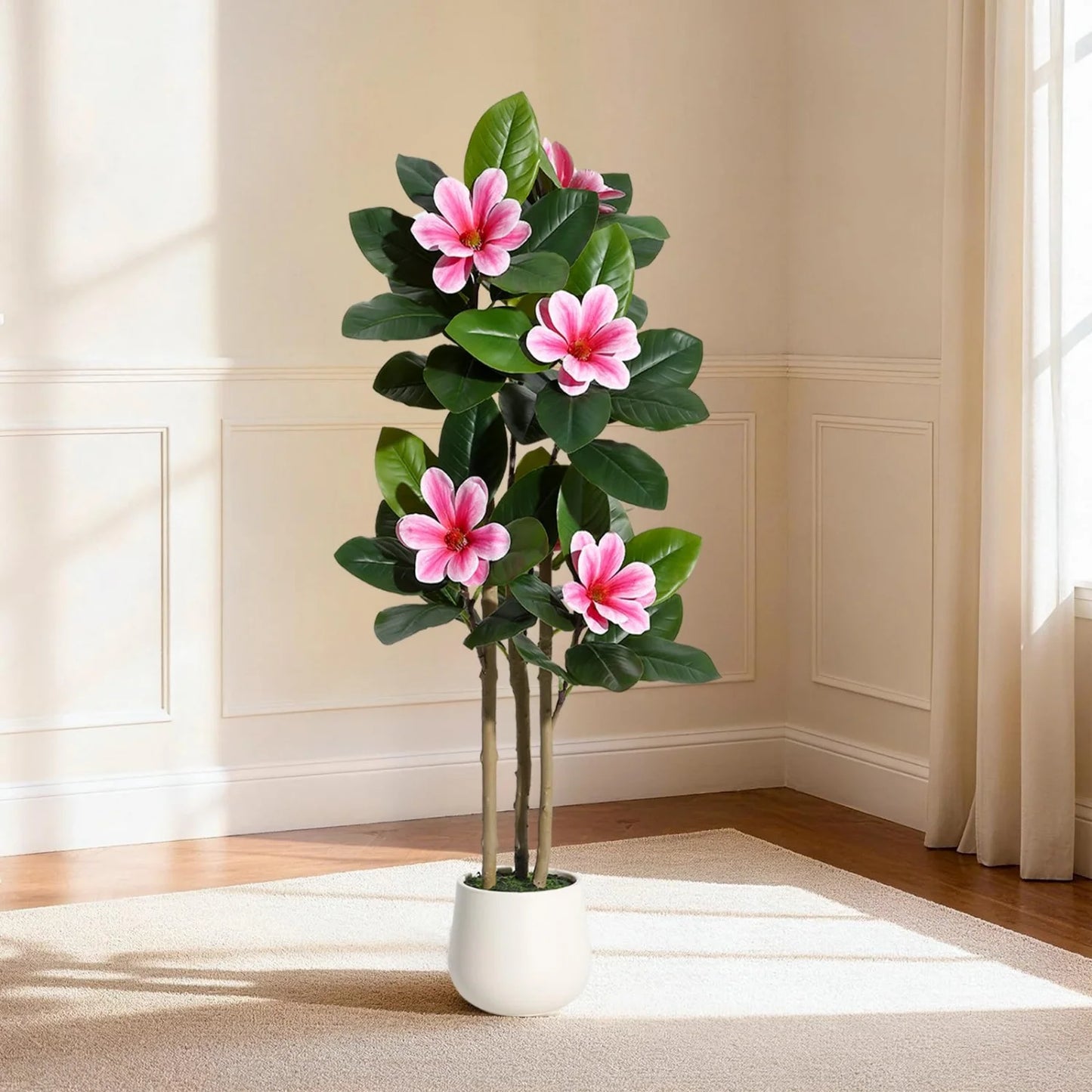 HiMISS Artificial Olive Tree With Lifelike Leaves For Home Decoration