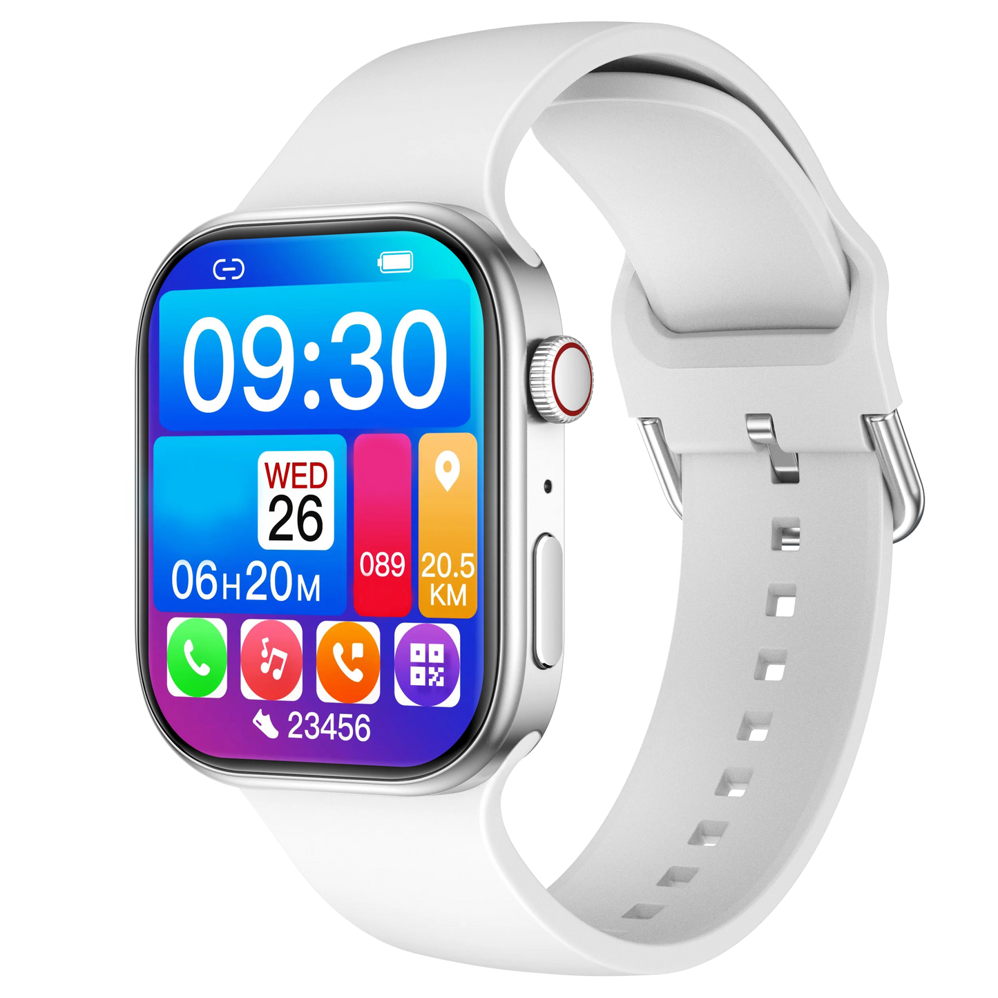 Odelettevcy Smartwatch With Bluetooth Calling And Heart Rate Monitoring