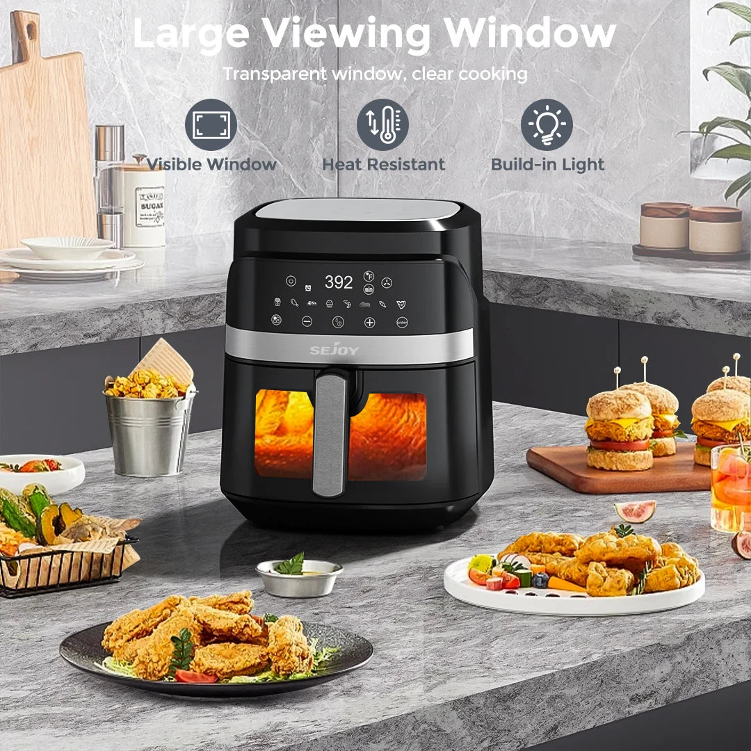 SEJOY 8 In 1 Air Fryer Oven Oilless Cooker Roasting