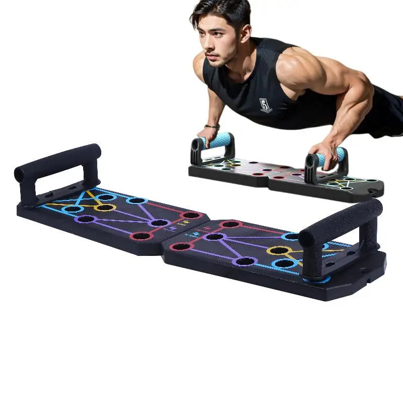 Multifunctional Push Up Board With 20 Holes For Home Gym