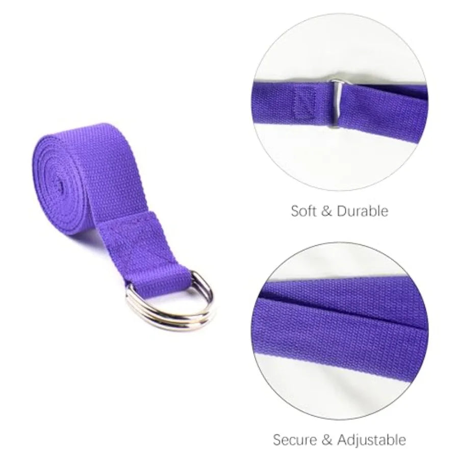Yoga Block Set With Knee Pads Straps And Massage Roller
