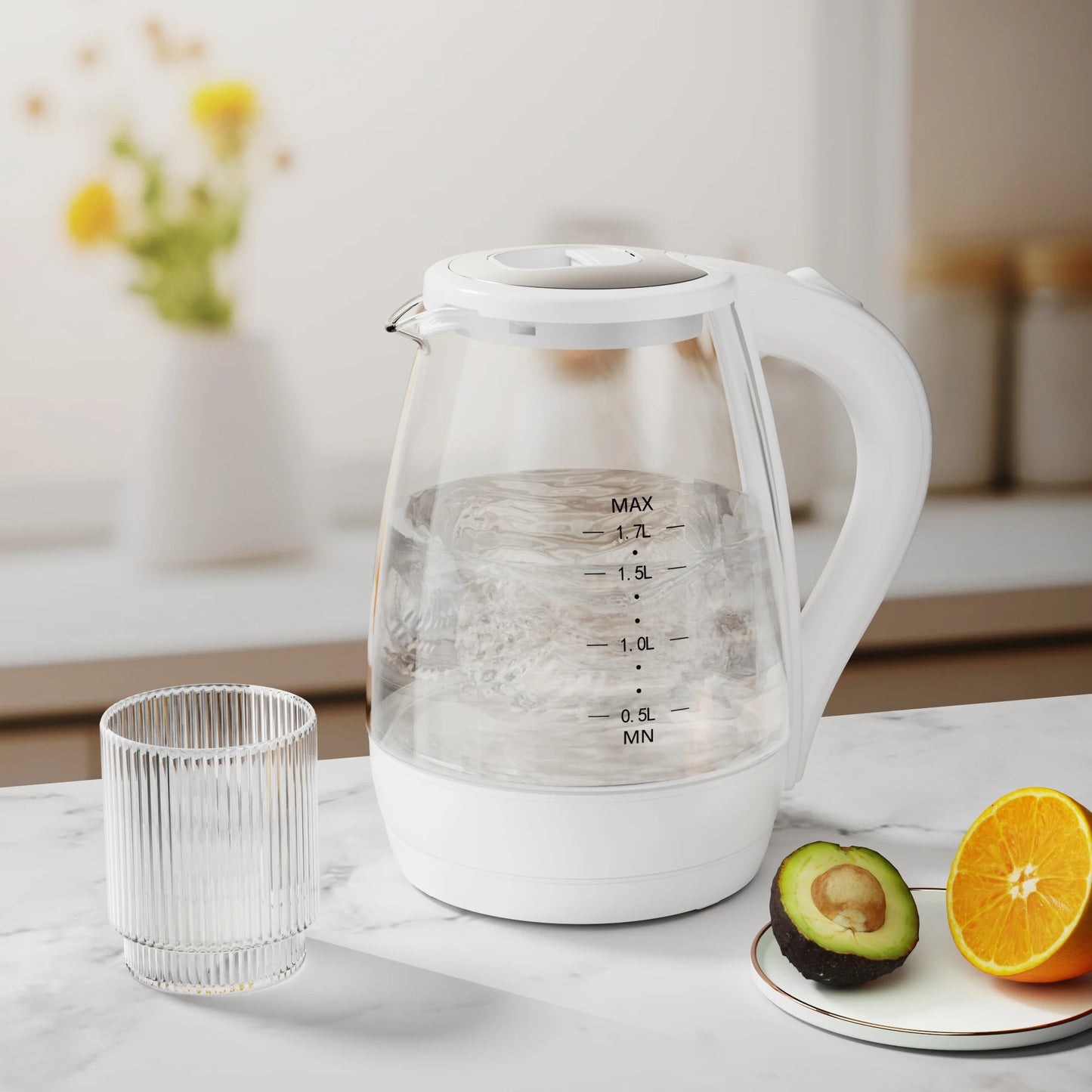 CACHOO Electric Kettle With Water Dispenser 1200W Auto Shutoff