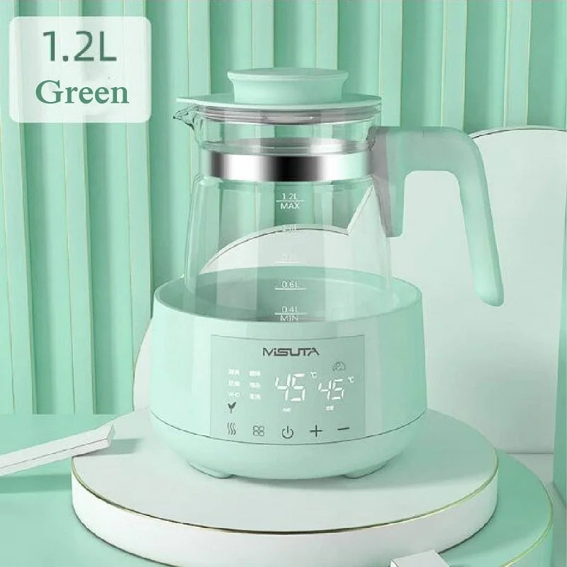 Luouphei Smart Baby Milk Warmer Electric Glass Kettle Temperature Control