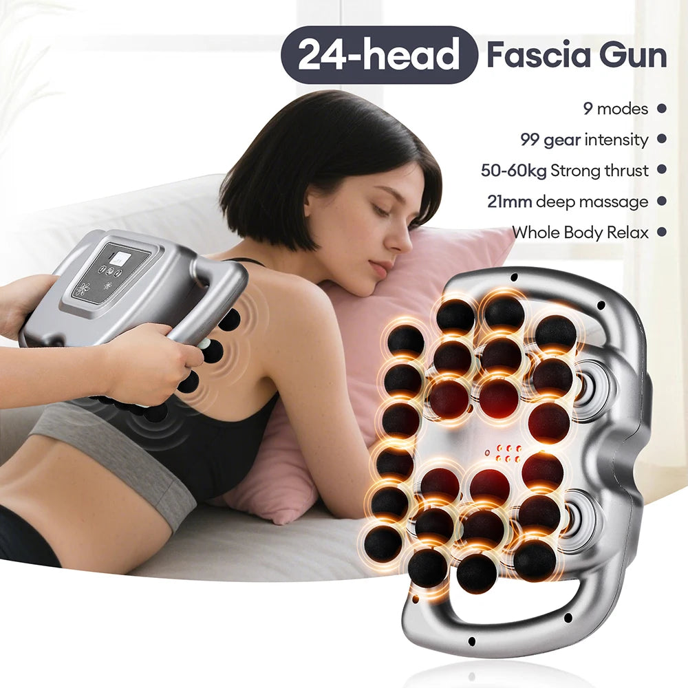 Foreverlily High Frequency Vibration Body Massage Gun Muscle Recovery Tool