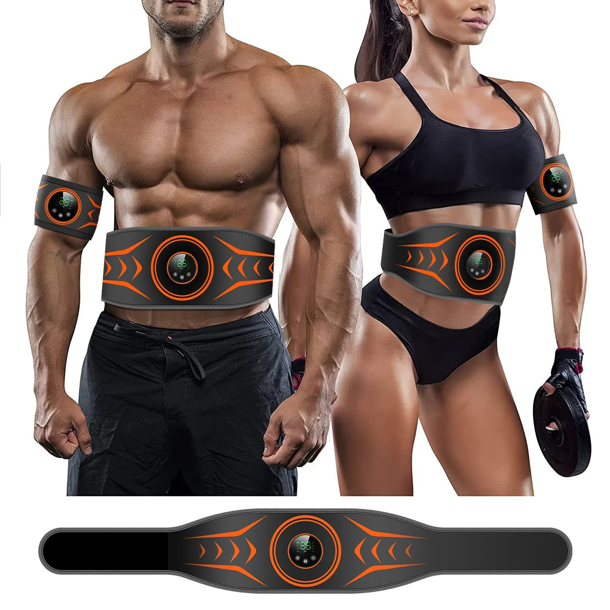 Instantly elevate your at-home abs routine with a lightweight, adjustable belt that stays in place as you move.