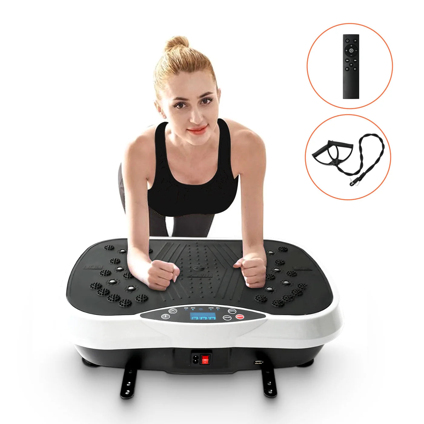 Vibration Plate Exercise Machine Fat Burning Home Fitness Portable Equipment