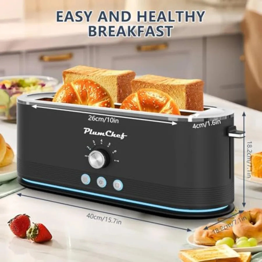 4-Slice Toaster With Extra Wide Slots And 7 Browning Settings