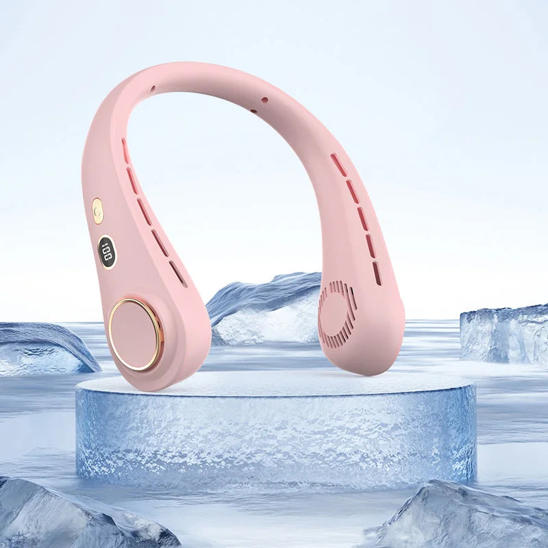 Portable Neck Fan Rechargeable Personal Cooling For Outdoor Travel
