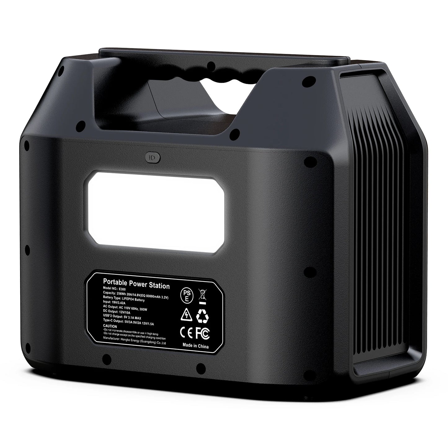 SinKeu Portable Solar Power Station 300W 110-230V LiFePO4 Battery
